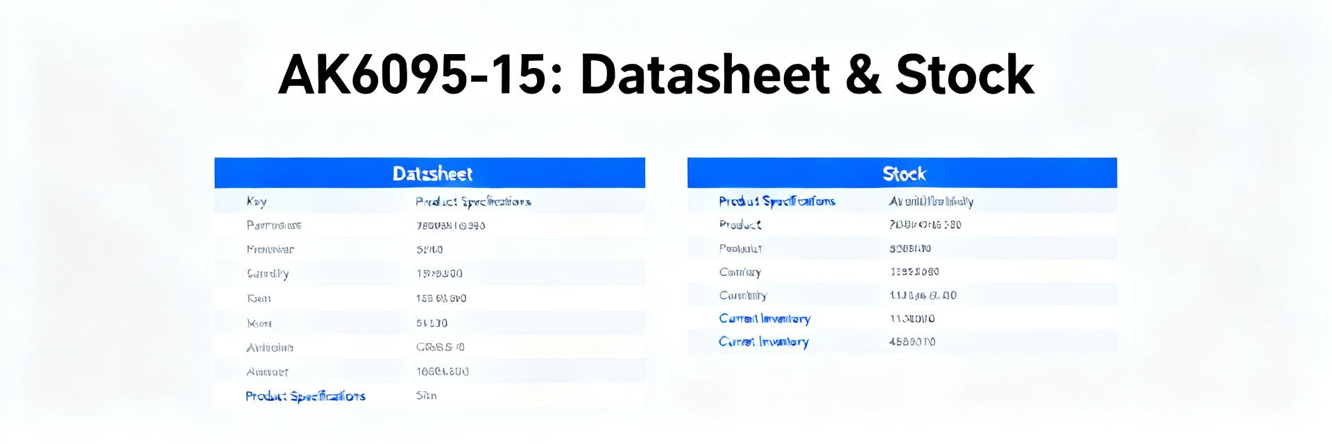 AK6095-.15 Component Report: Specs, Stock Snapshot