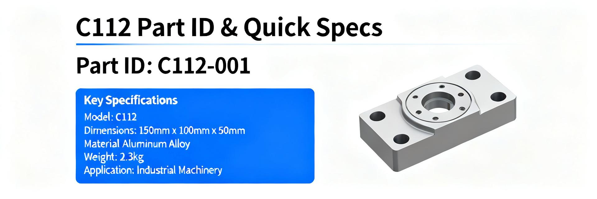 C112 10A043 020 10: Component ID & Quick Specs Overview